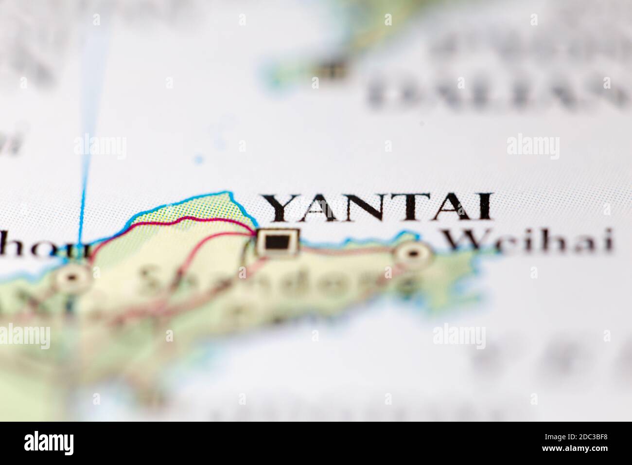 Yantai map hi-res stock photography and images - Alamy