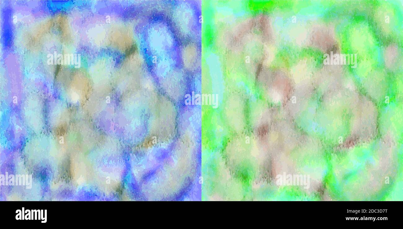 hand-drawn colored backgrounds with stains Stock Vector