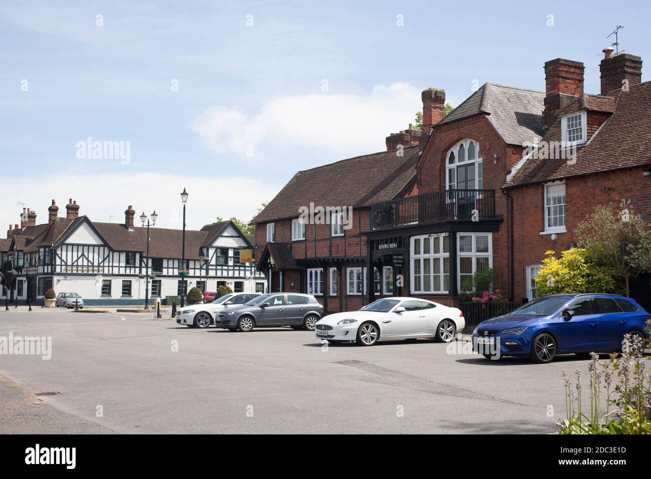 Buildings in the old town in Beaconsfield in the UK Stock Photo Alamy