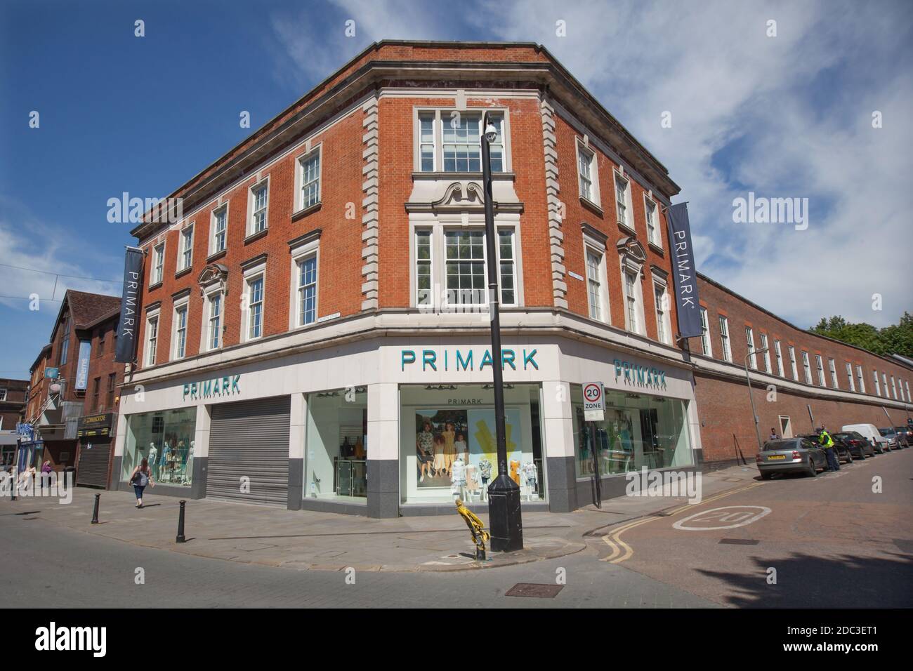 The town centre in High in Buckinghamshire, UK Stock Photo Alamy
