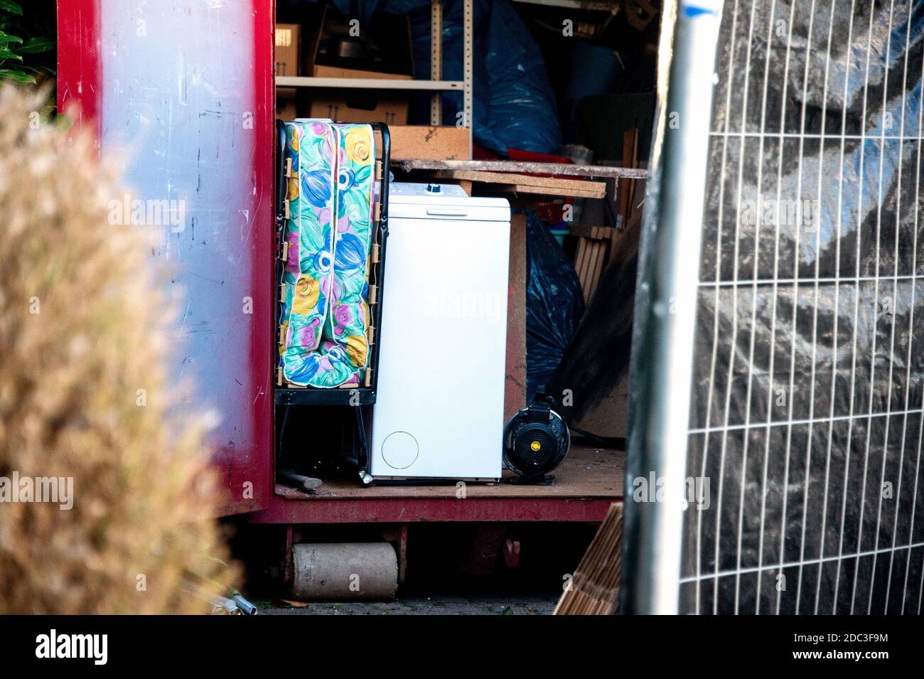 Police container hi-res stock photography and images - Alamy