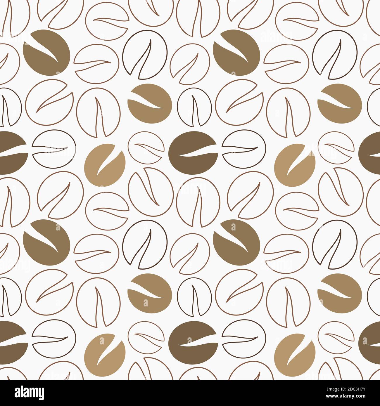 Coffee beans seamless pattern Stock Vector Image & Art - Alamy