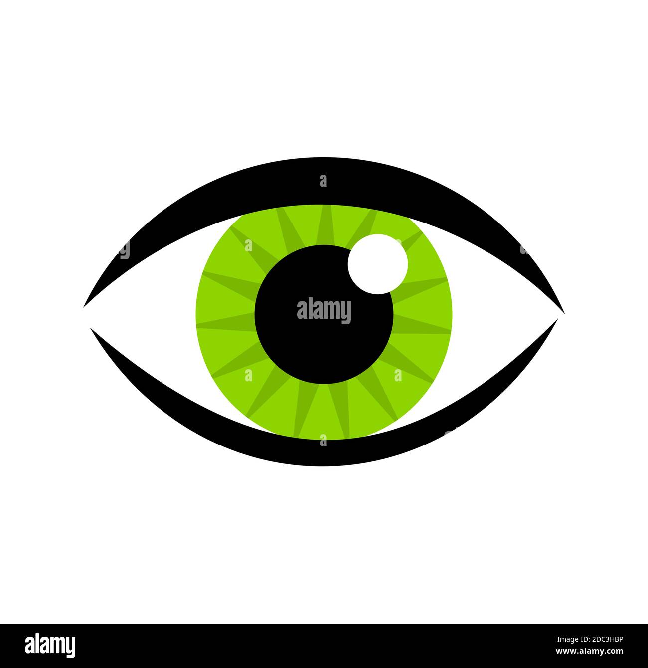 Green eye icon Stock Vector Image & Art Alamy