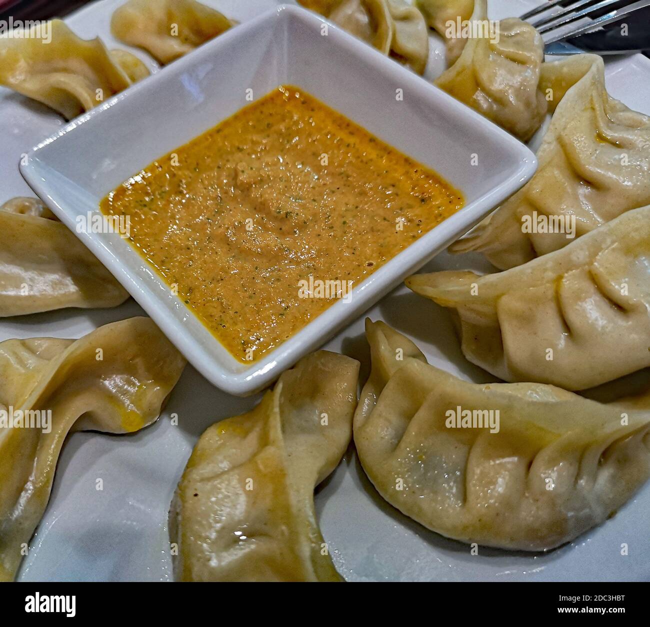 Vegetable Momos, asian dumplings Stock Photo Alamy
