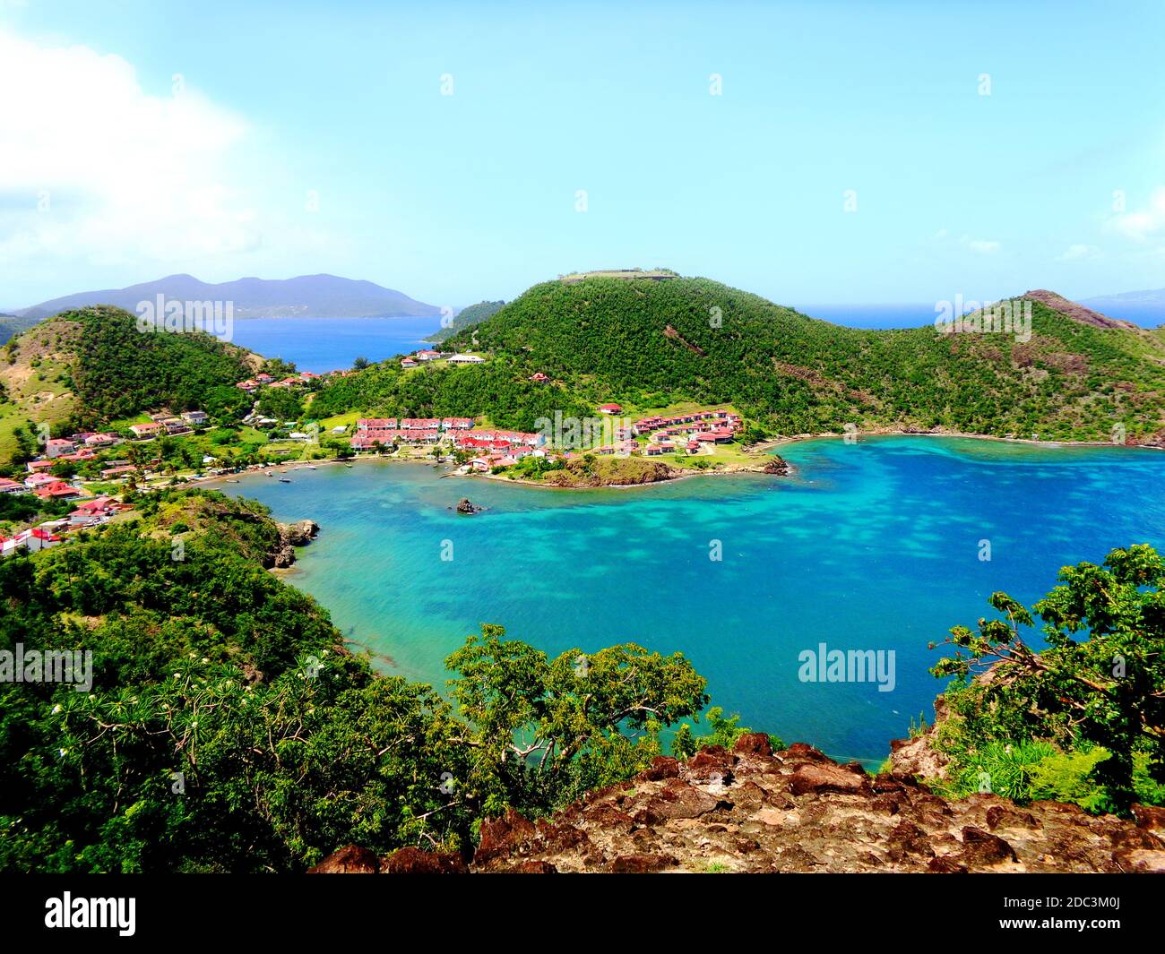 Holiday homes on the seashore of "TerredeHaut" at the "Iles des
