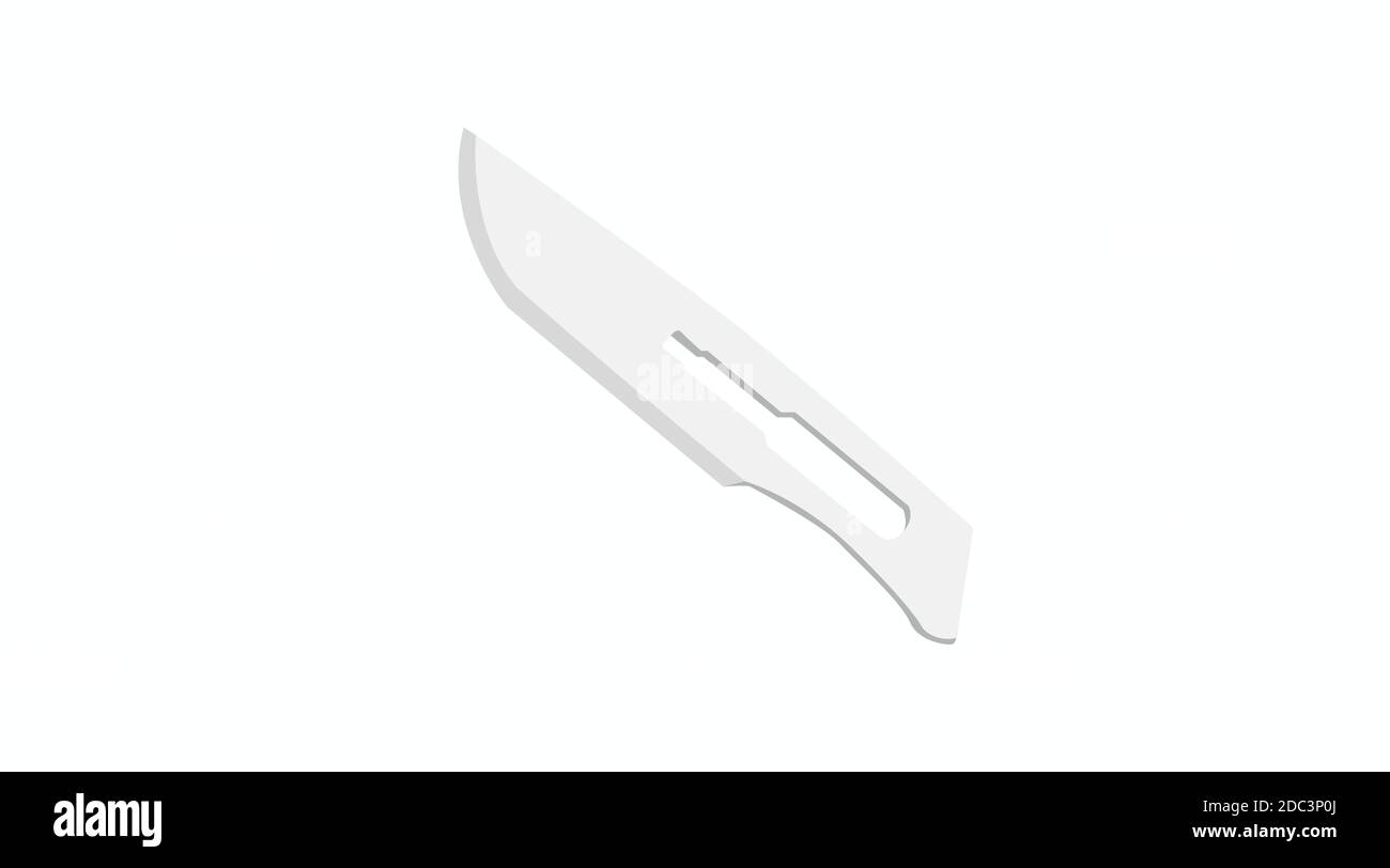 Vector Isolated Illustration of a Scalpel Stock Vector Image & Art - Alamy