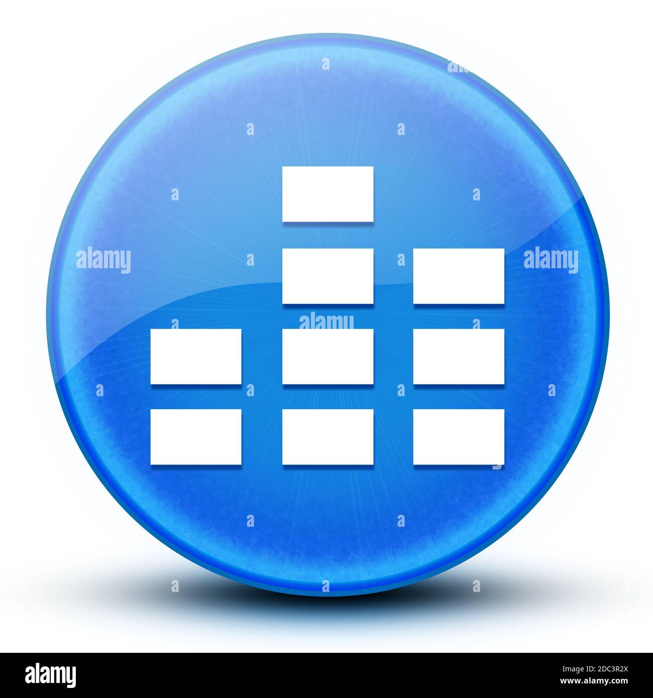 Equalizer eyeball glossy blue round button abstract illustration Stock ...