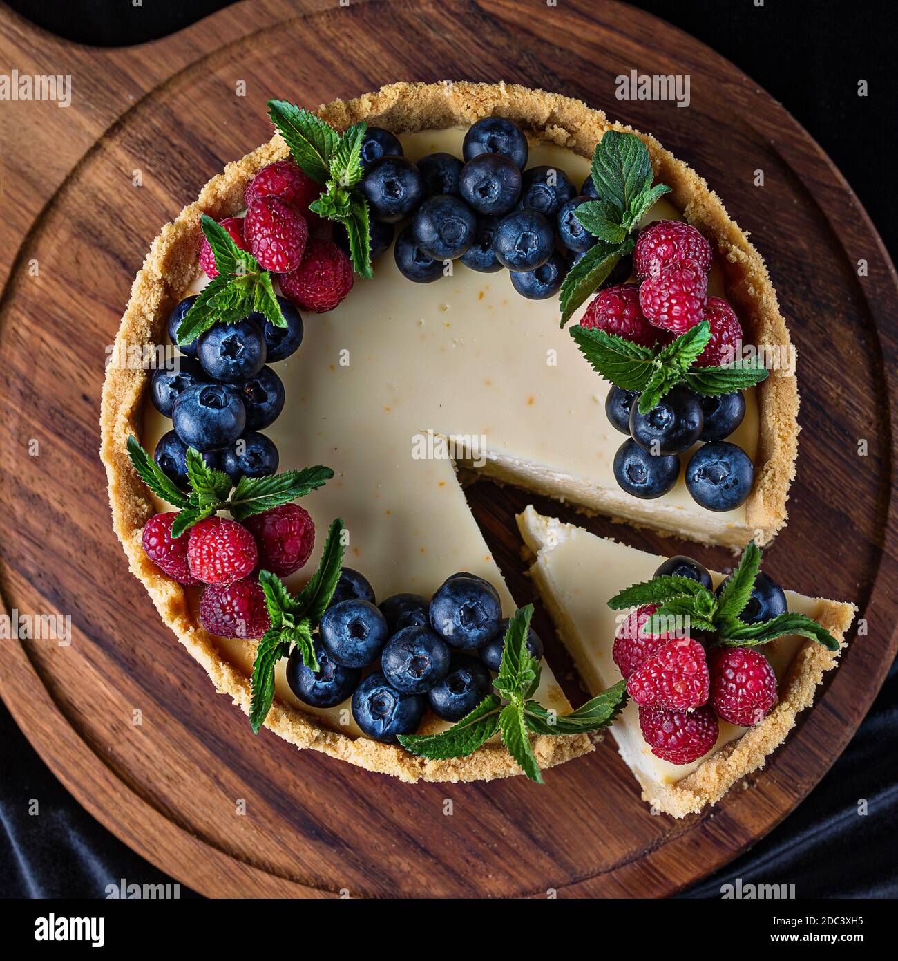 New York Cheesecake Stock Photo