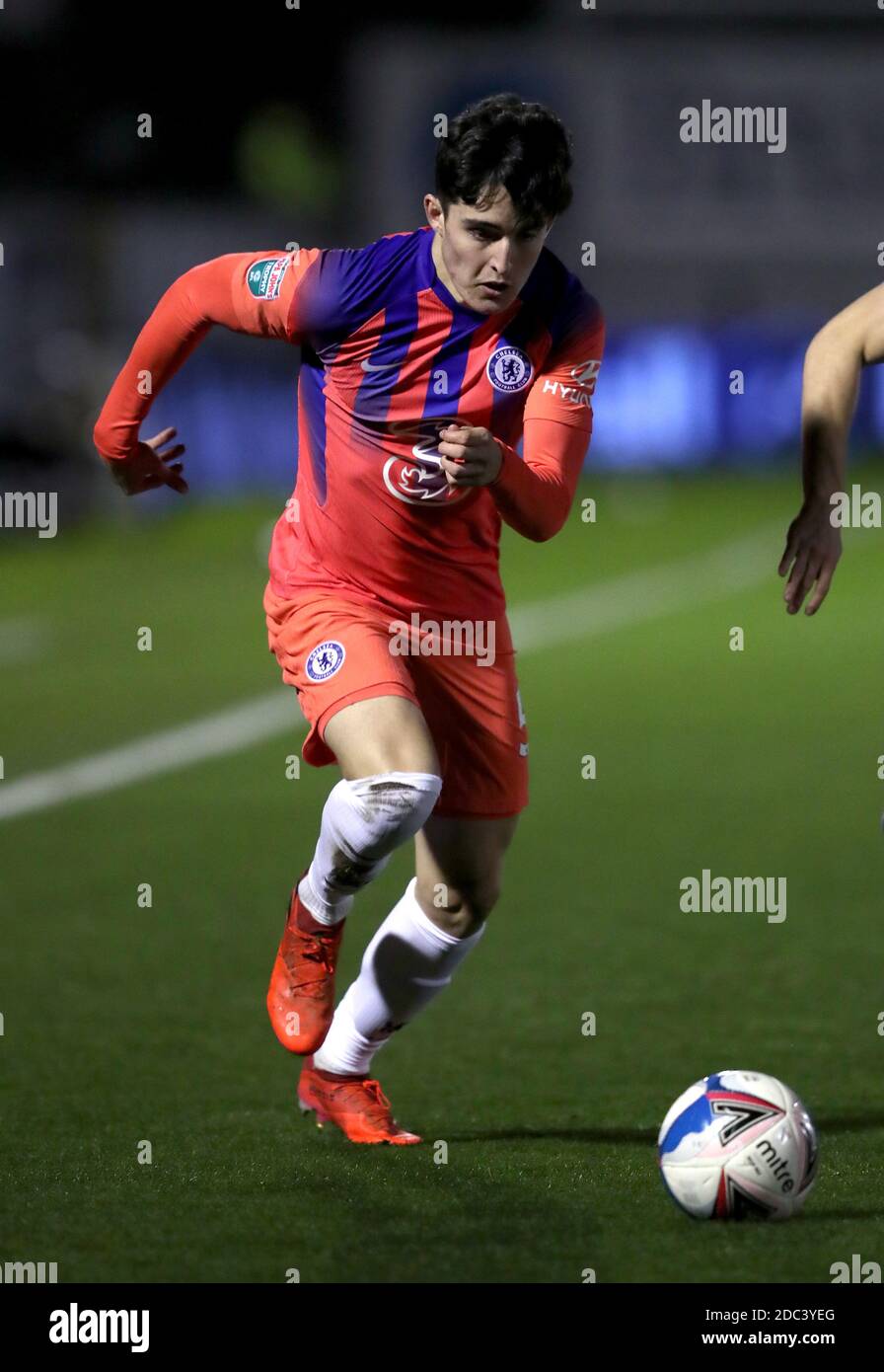 Chelsea Under 21 S Valentino Livramento The Papa John S Trophy Southern Group D Match At The Memorial Stadium Bristol Stock Photo Alamy