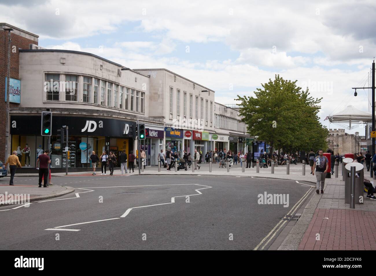 Views of Southampton City Centre in Hampshire in the UK, taken 10th July 2020 Stock Photo