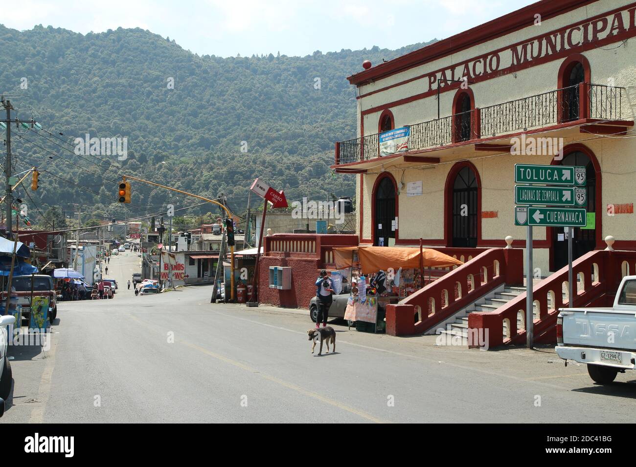 The town of Huitzilac in the state of Morelos in Mexico Stock Photo Alamy