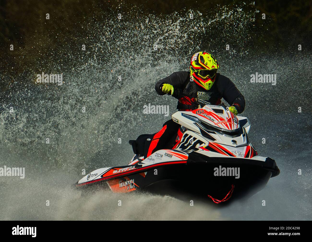 Jet Ski's at Kingsbury Water Park, Warwickshire, UK Stock Photo Alamy