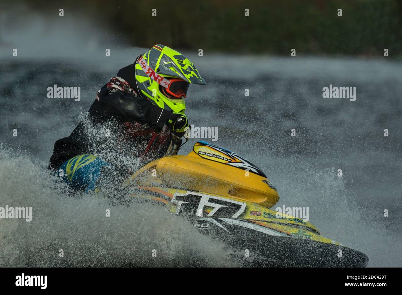 Jet Ski's at Kingsbury Water Park, Warwickshire, UK Stock Photo