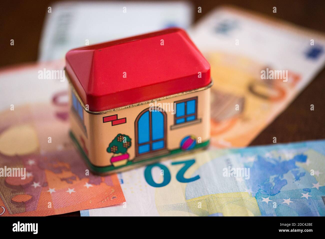 creative photo for home investment, renovation house tax, eco bonus for covid Stock Photo