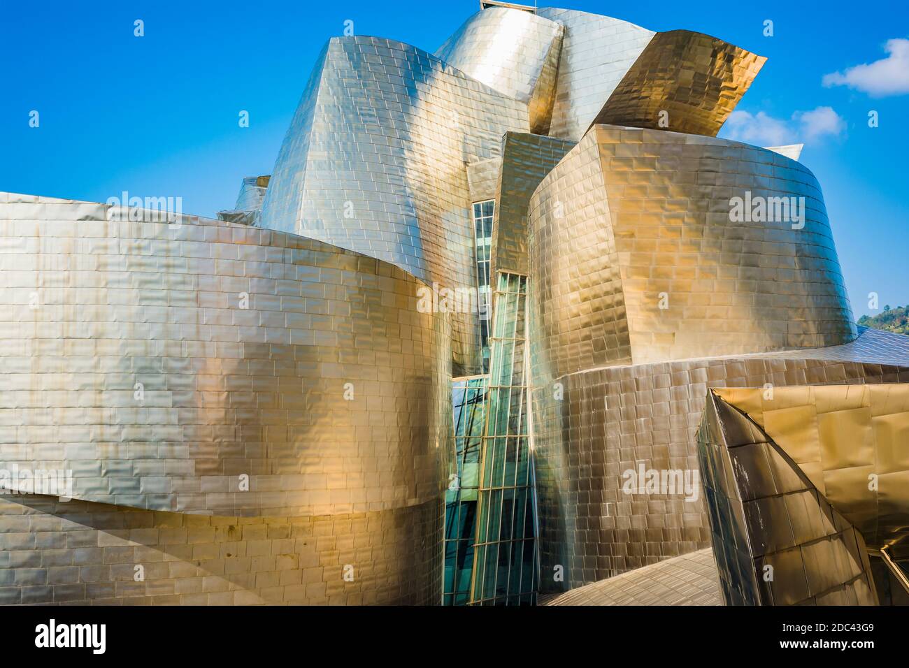 Detail of the facade. The Guggenheim Museum Bilbao is a museum of modern  and contemporary art designed by Canadian-American architect Frank Gehry,  Bil Stock Photo - Alamy