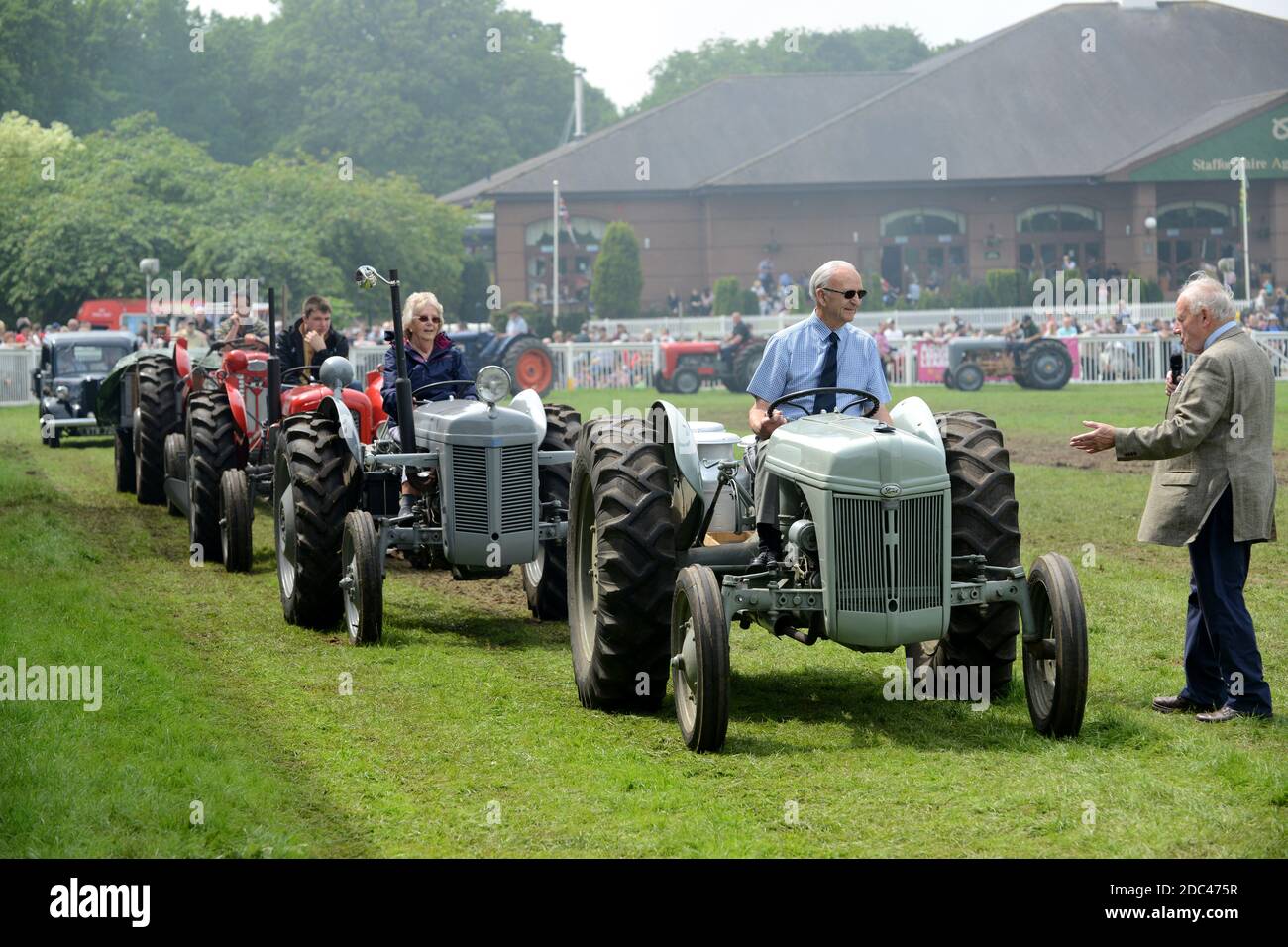 Classic tractors at Staffordshire County Show. Ford tractor Stock Photo
