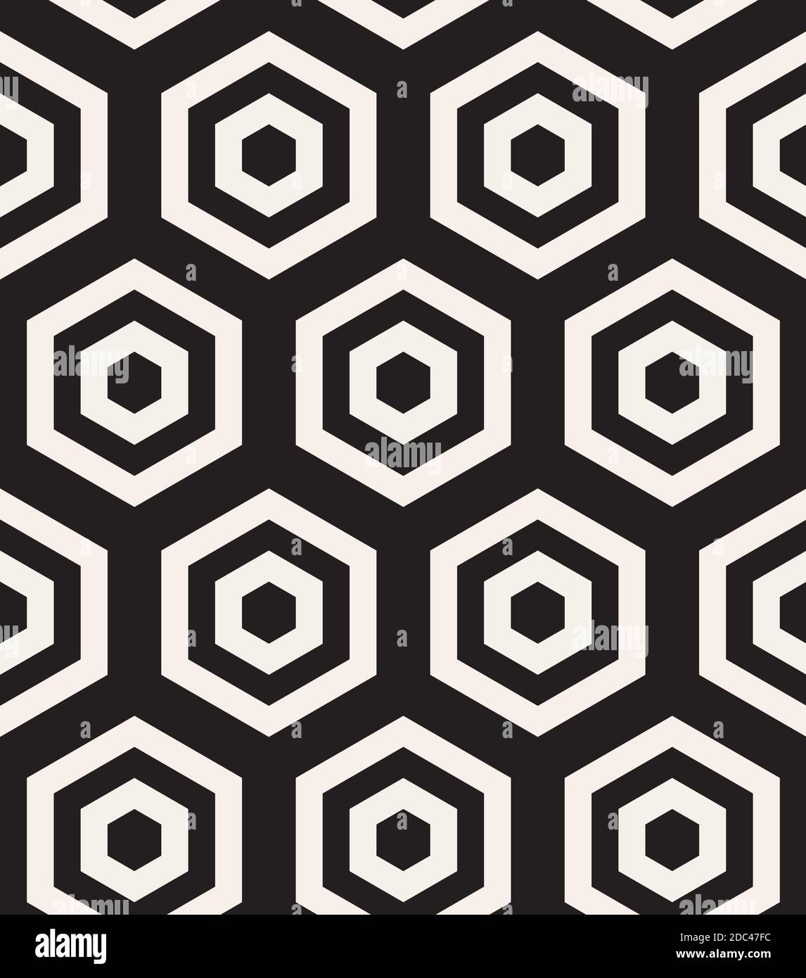 Black and white hypnotic background. Abstract Seamless Pattern ...