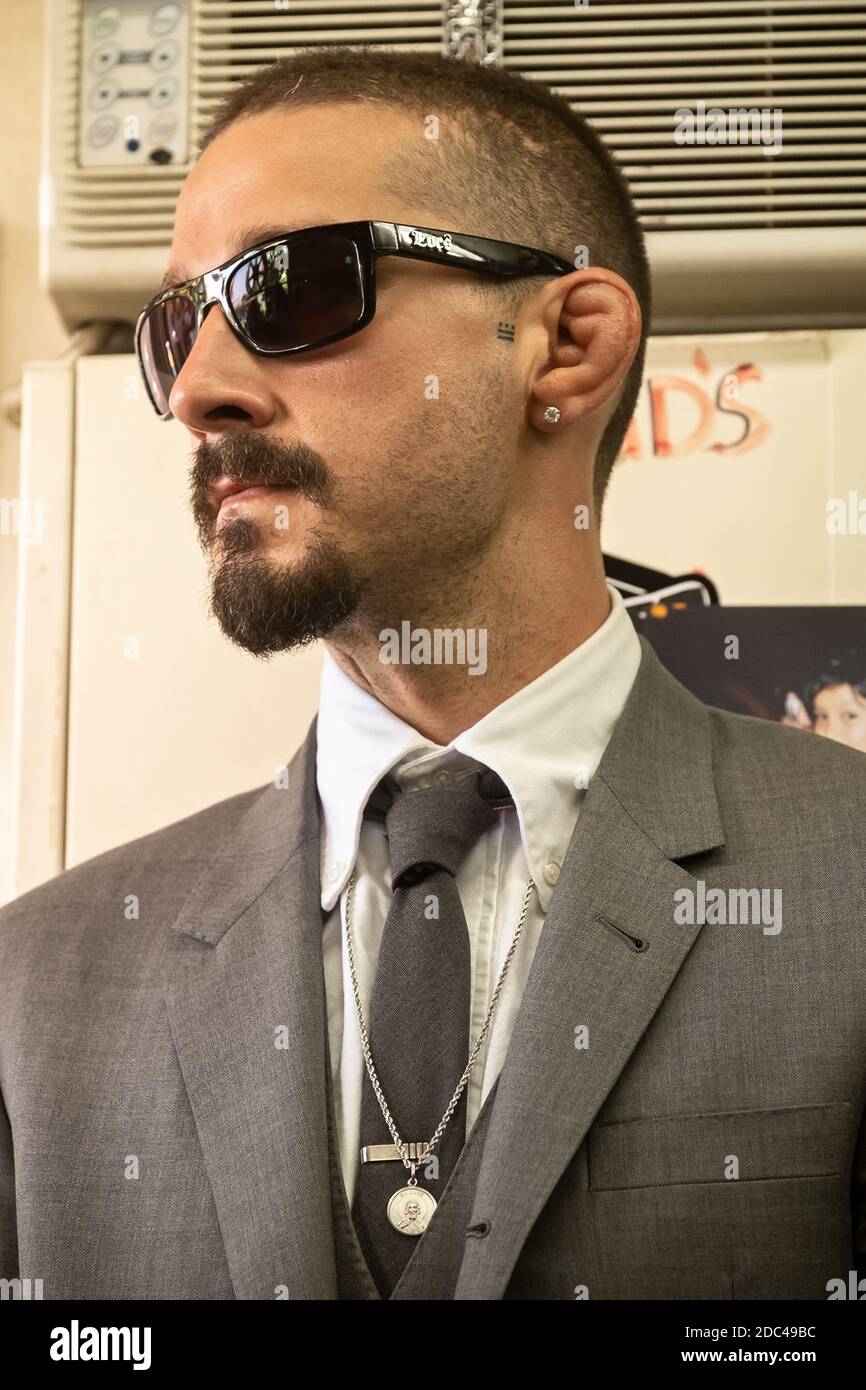 USA. Shia LaBeouf in RLJE Films new movie The Tax Collector 2020 Plot A tax collector working for a local crime lord finds his family s safety compromised when the rival of