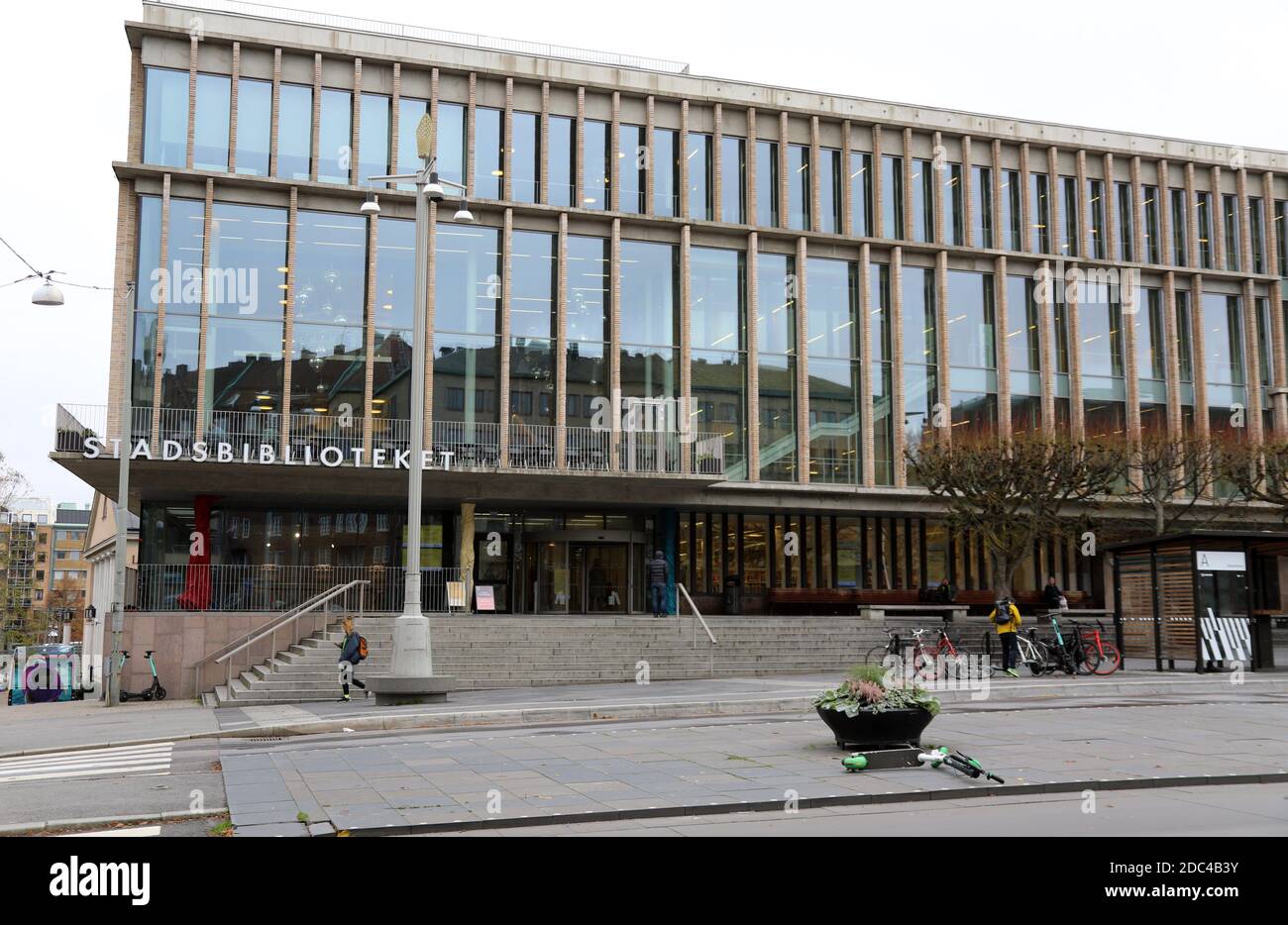 Gothenburg City Library at Gotaplatsen Stock Photo