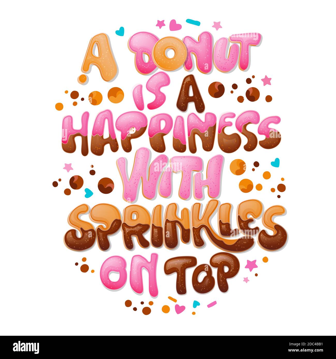 Donut logo sweet donuts design hires stock photography and images Alamy