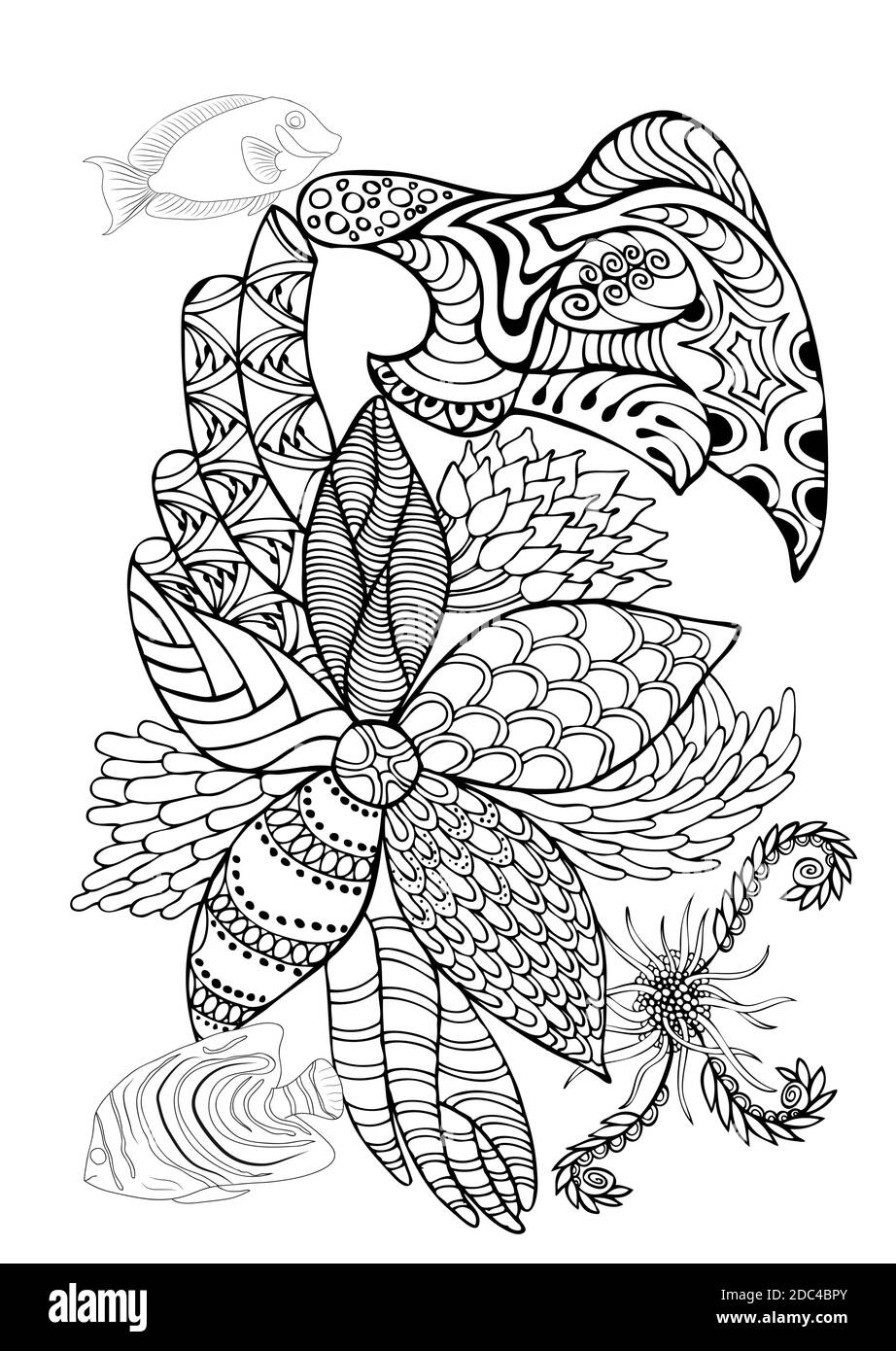 730  Coloring Sheet Zen Doodle Best