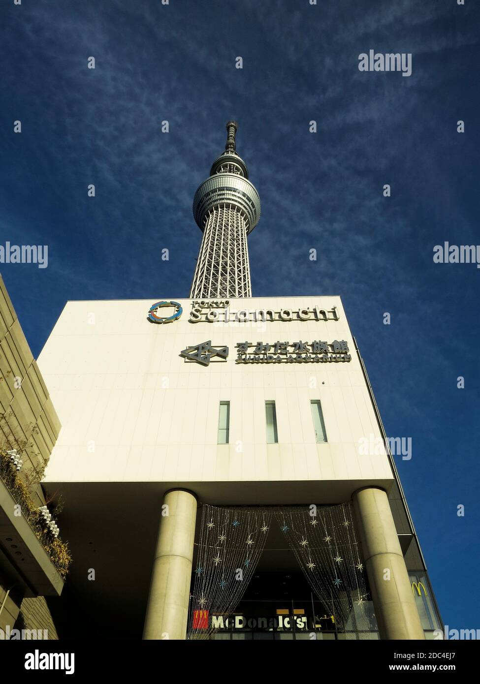 Enjoy this AMAZING view of tokyo favorite tower: Skytree in Japan. Stock Photo