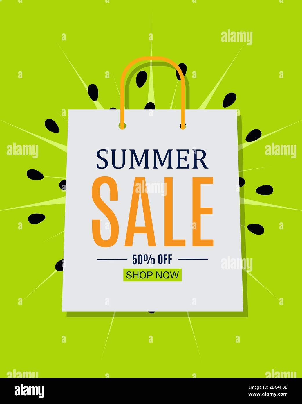 Abstract Summer Sale Background. Illustration Stock Photo - Alamy