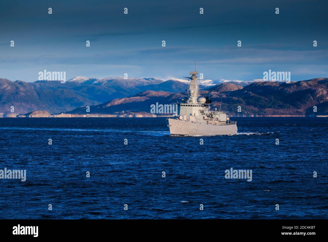 The Belgian warship BNS LouiseMarie a Karel Doorman class frigate