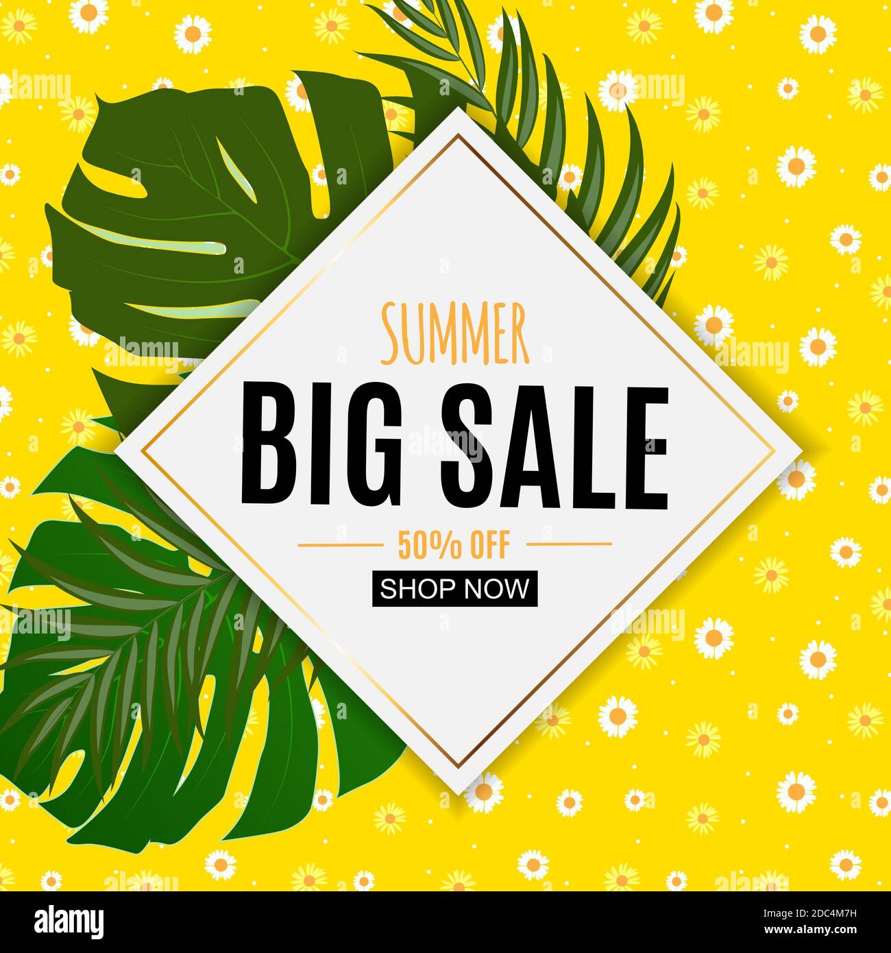 Abstract Summer Sale Background. Illustration Stock Photo - Alamy