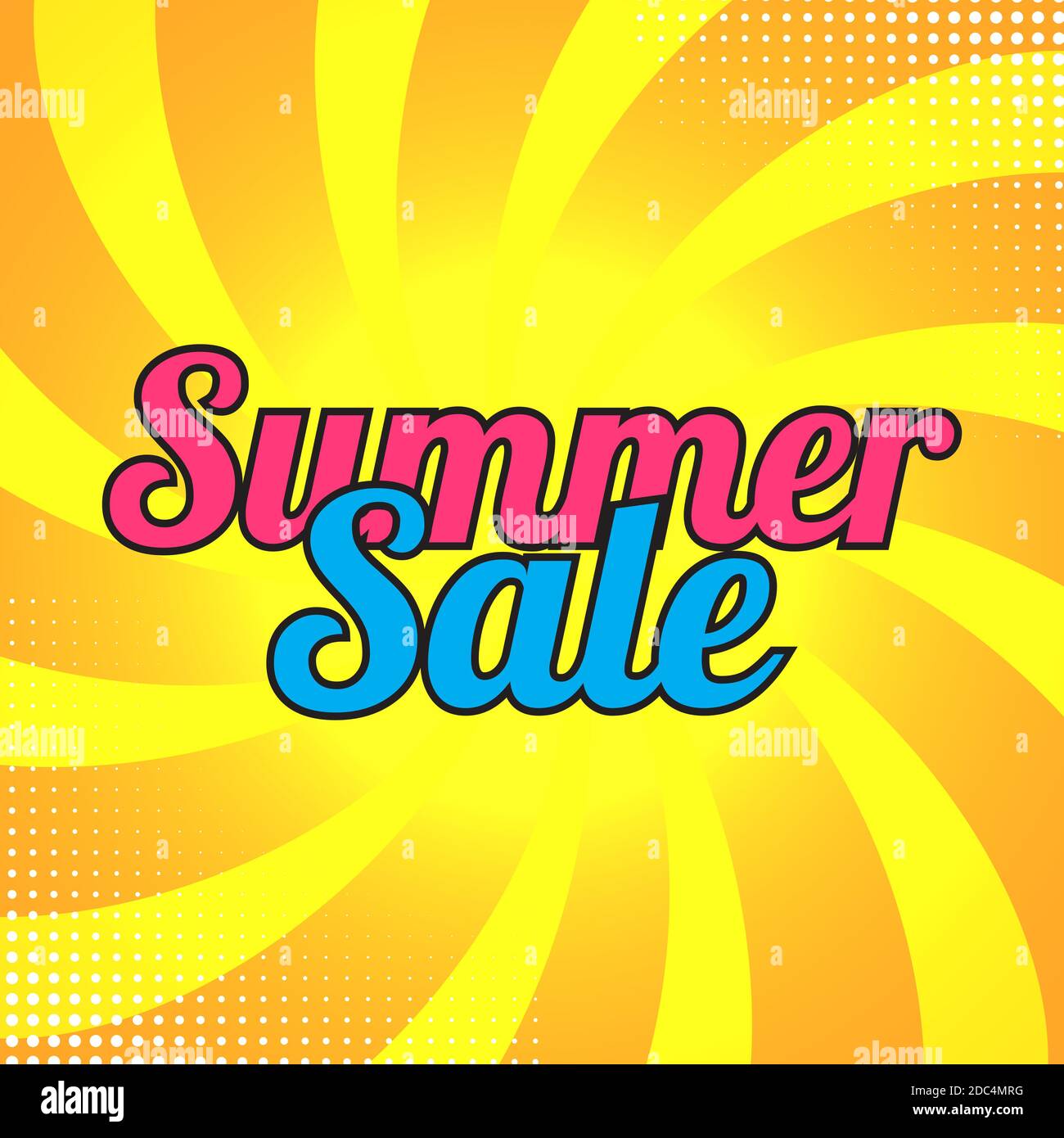 Abstract Summer Sale Background. Illustration Stock Photo - Alamy