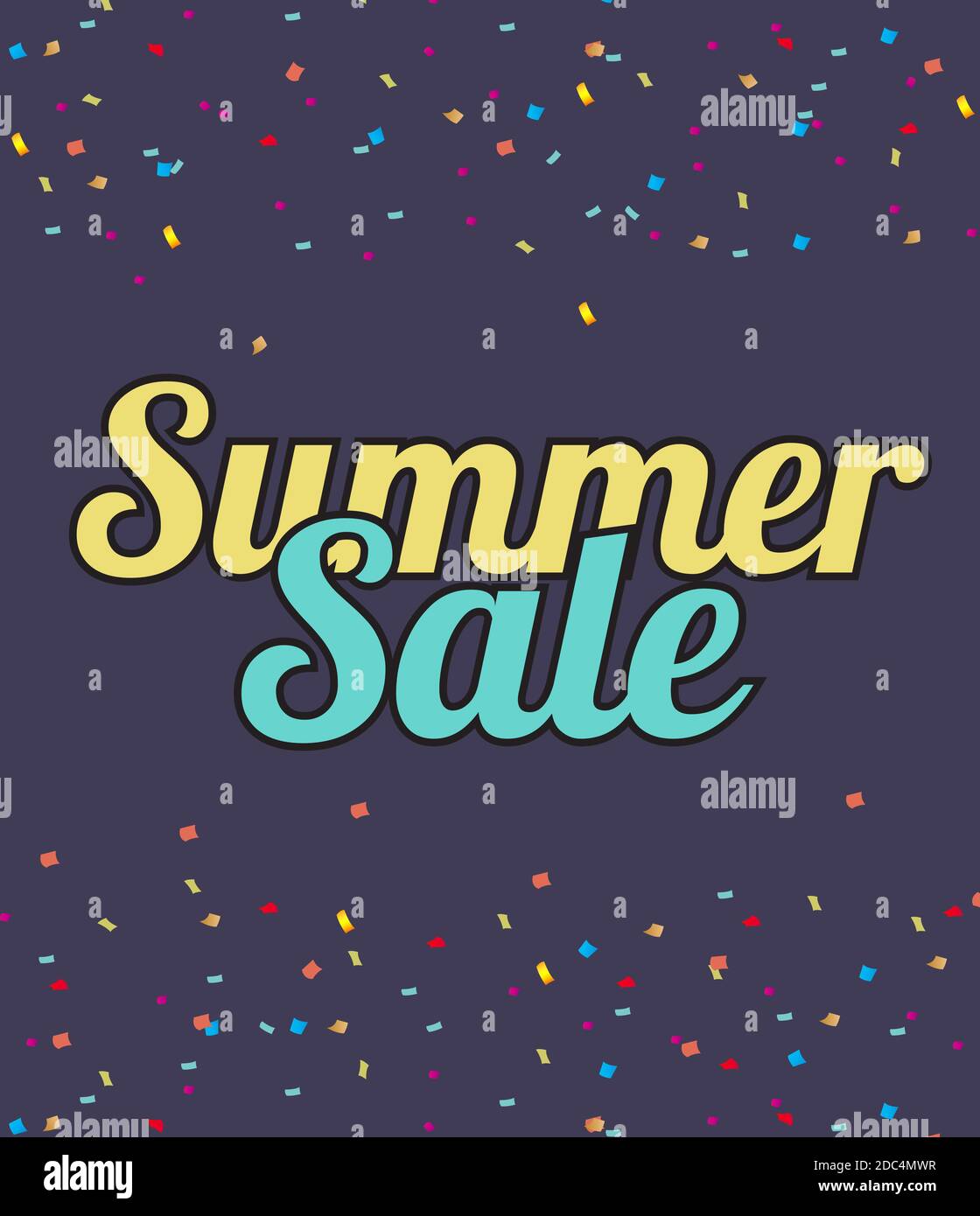 Abstract Summer Sale Background. Illustration Stock Photo - Alamy