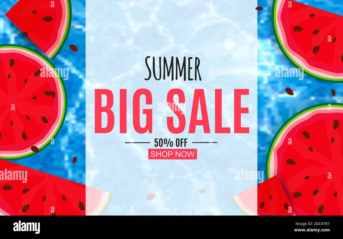Abstract Summer Sale Background. Illustration Stock Photo - Alamy