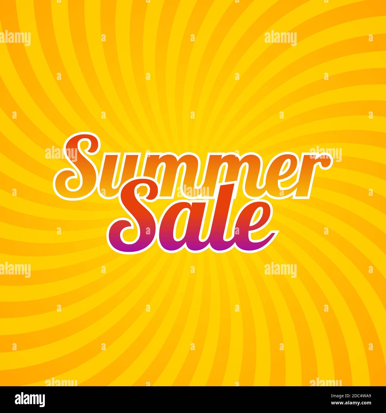 Abstract Summer Sale Background. Illustration Stock Photo - Alamy