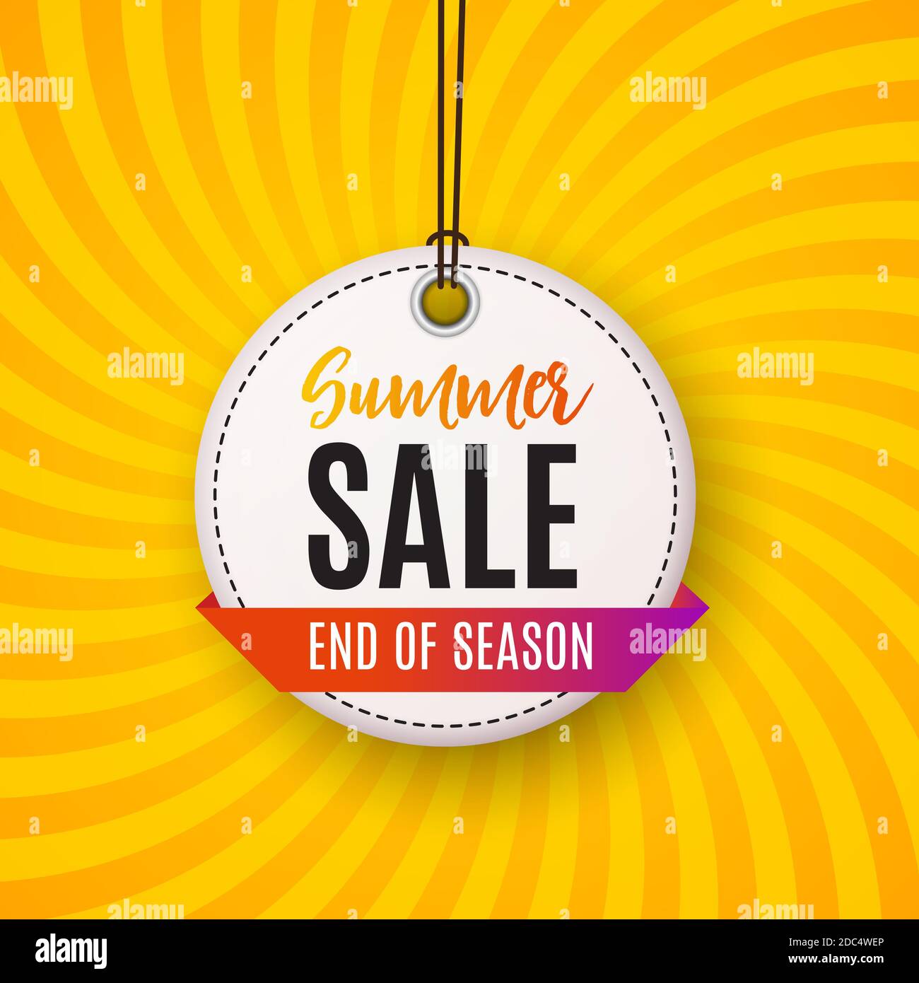 Abstract Summer Sale Background. Illustration Stock Photo - Alamy