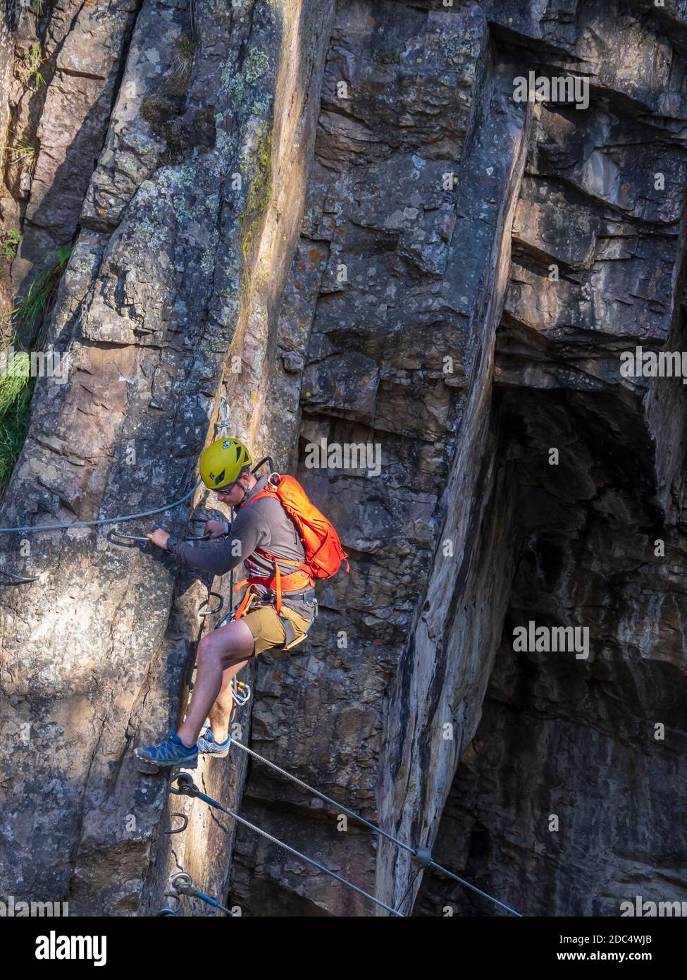 Ouray Via Ferrata, Ouray, Colorado Stock Photo Alamy