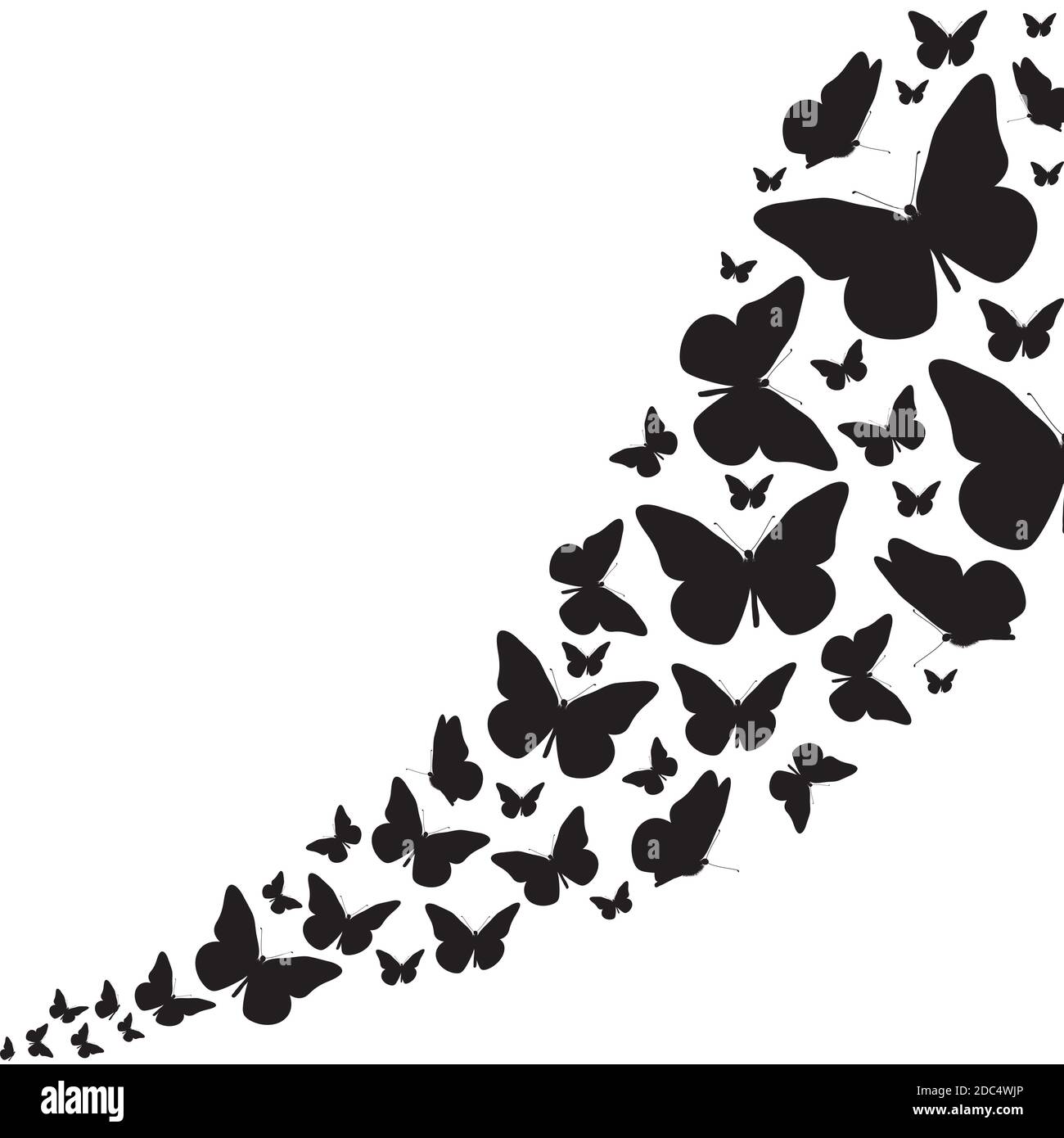 Abstract Background with Butterfly. Illustration Stock Photo - Alamy