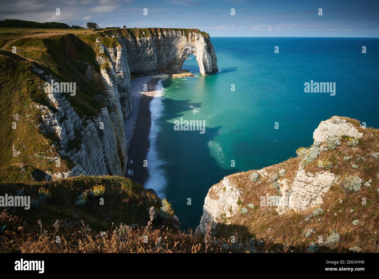 Taken overlooking the cliffs of Etretat, on the nothern french coast ...