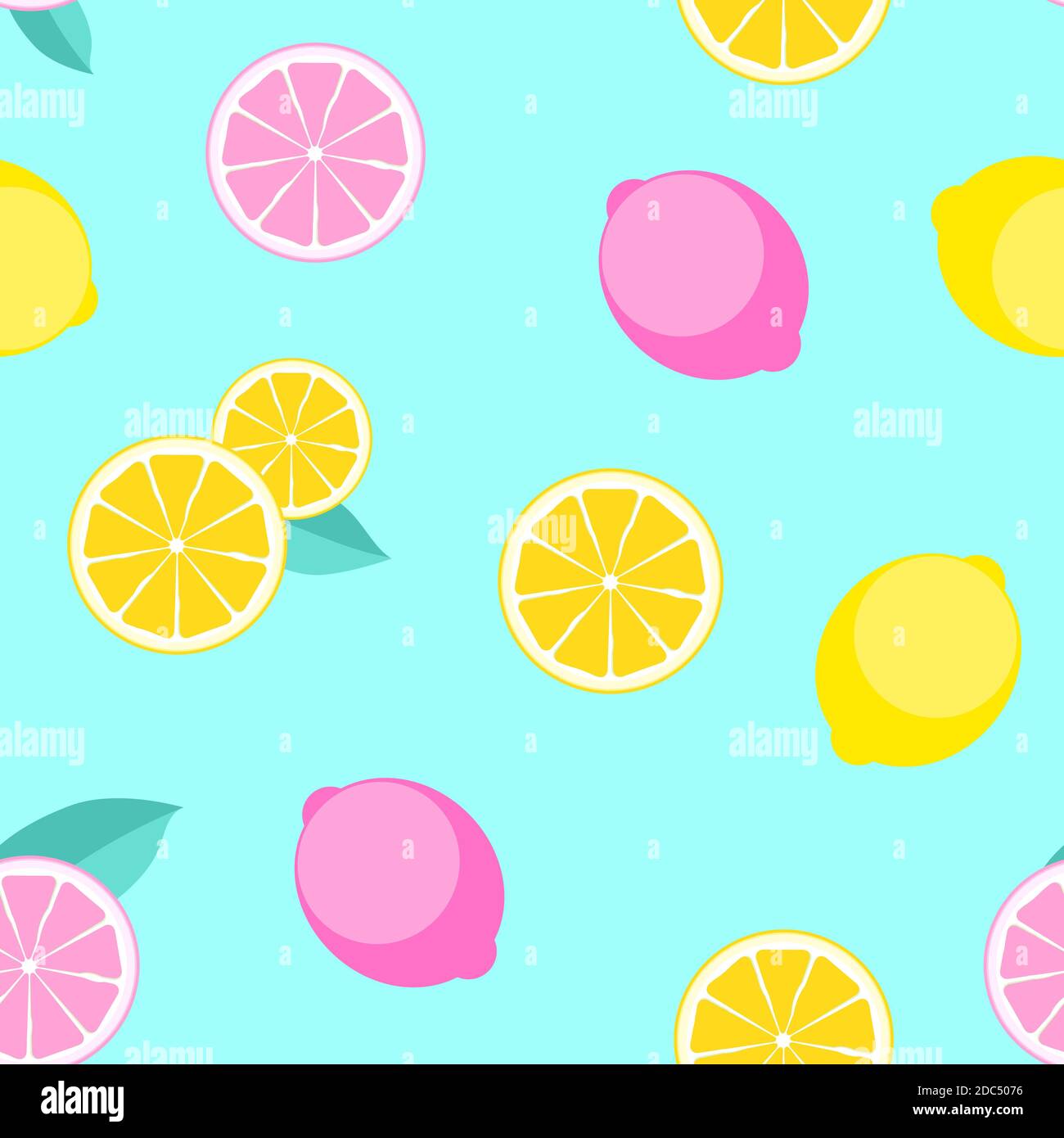 Abstract Lemon Seamless Pattern Background Illustration Stock Photo - Alamy
