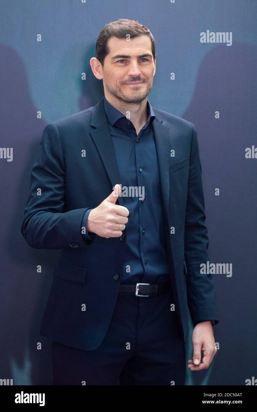 Madrid, Spain. 18 November, 2020: Iker Casillas presenting his documentary 'Colgar Las Alas' at Movistar + Studios on November 18, 2020 in Madrid, Spain. Credit: Oscar Gil/Alfa Images/Alamy Live News Stock Photo