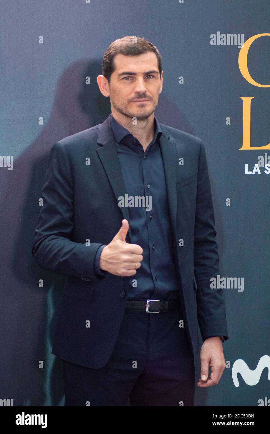 Madrid, Spain. 18 November, 2020: Iker Casillas presenting his documentary 'Colgar Las Alas' at Movistar + Studios on November 18, 2020 in Madrid, Spain. Credit: Oscar Gil/Alfa Images/Alamy Live News Stock Photo