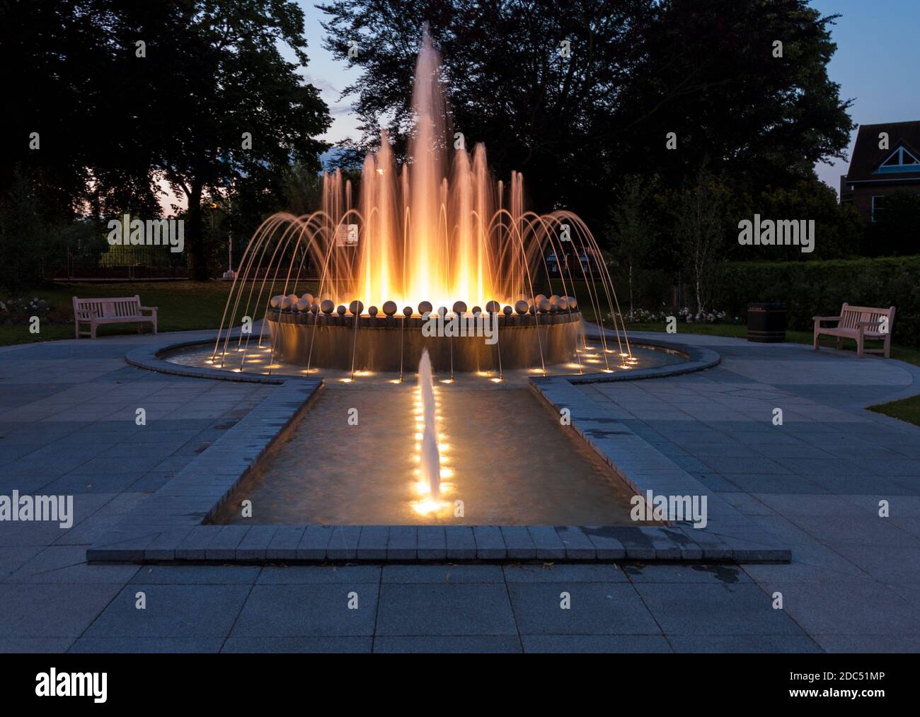 Diamond Jubilee fountain, Windsor, Berkshire, England, GB, UK Stock Photo