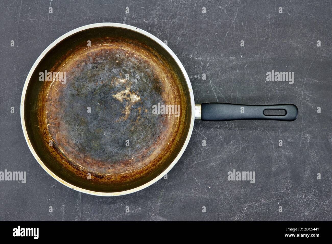 A studio photo of a old frying pan Stock Photo Alamy