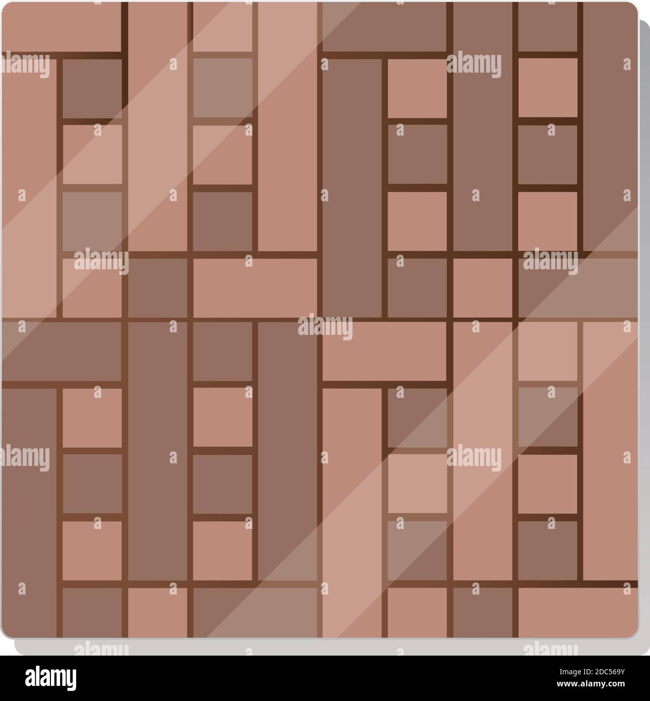 masonry endless textured, tiles design vector illustration Stock Vector