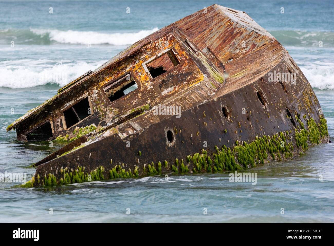 The well known ship wreck of the pisces star located in the waters of ...