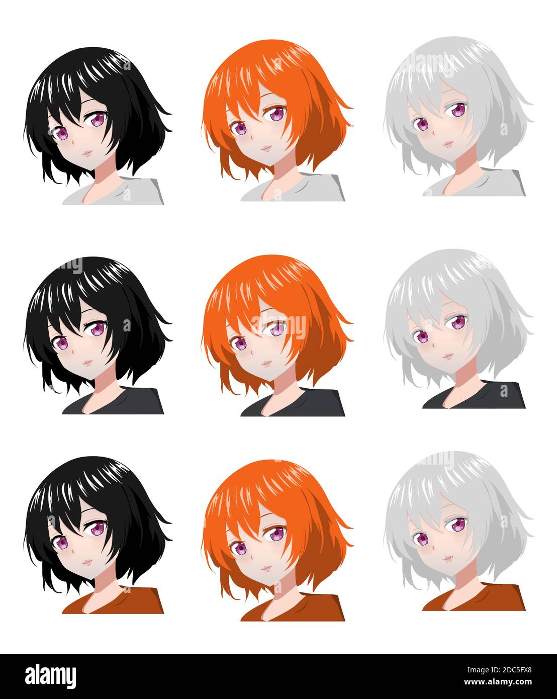 draw avatar, character, icon, profile picture in anime style