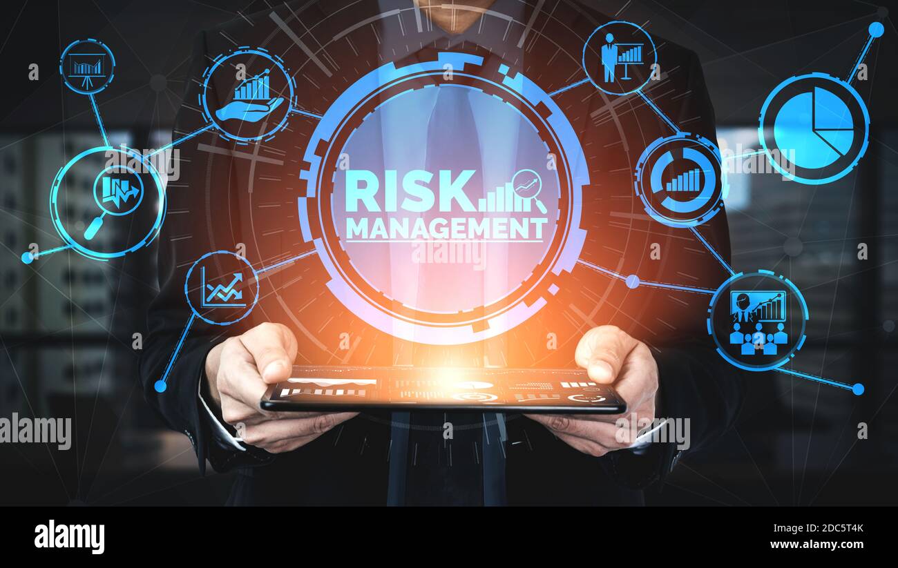 Risk Management and Assessment for Business Investment Concept. Modern