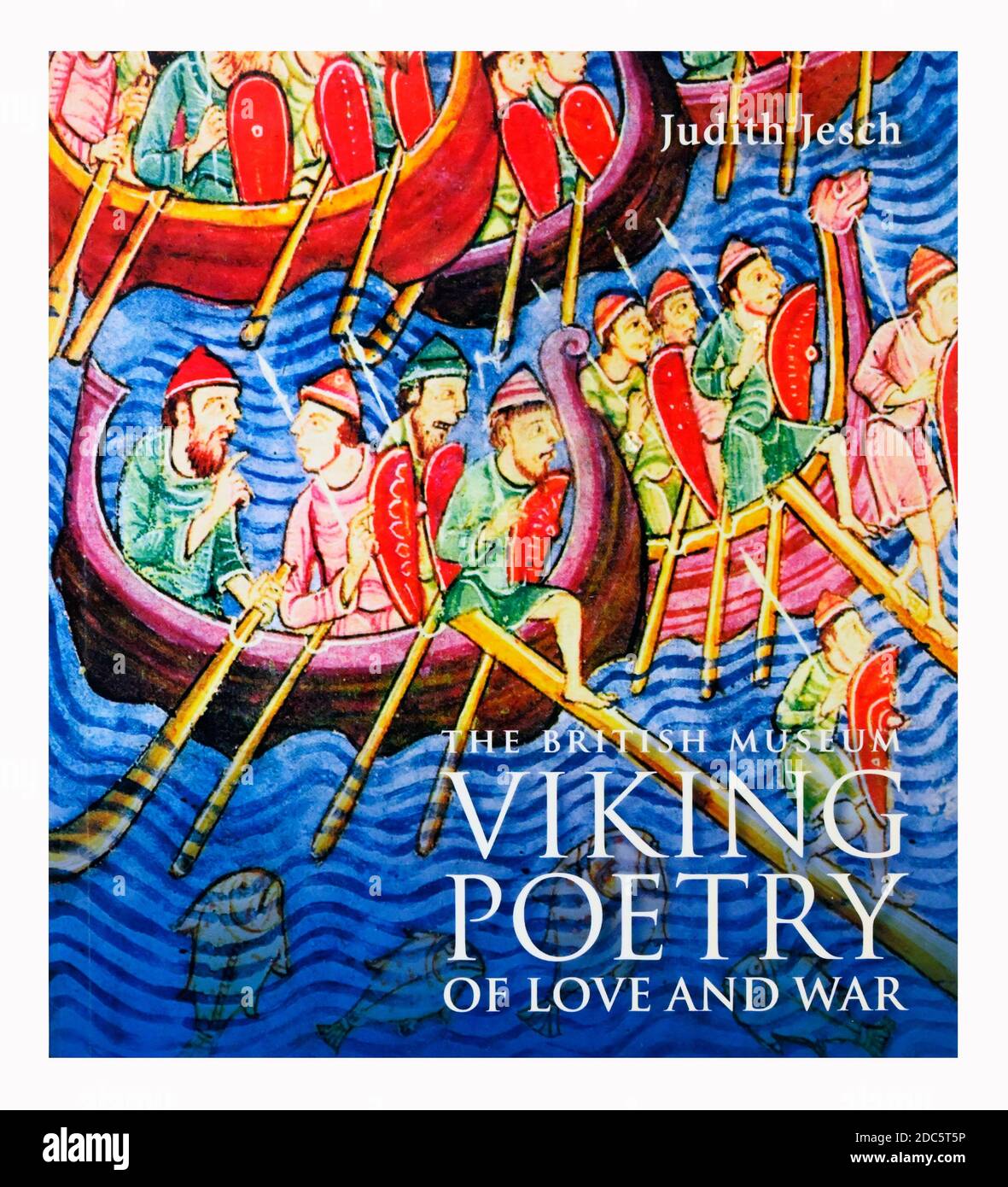 Book cover. 'The British Museum Viking Poetry of Love and War' by Judith Jesch. Stock Photo