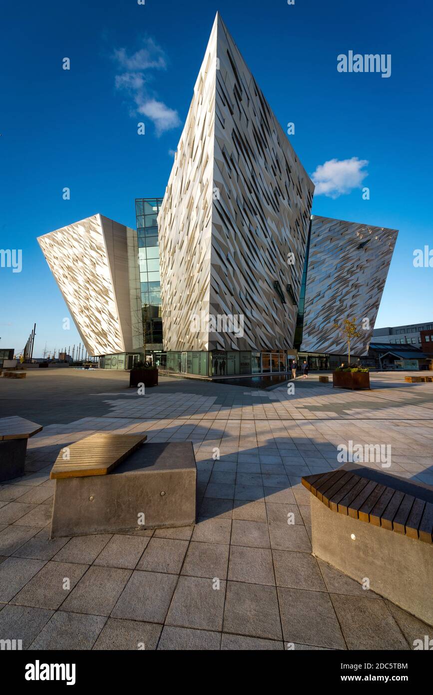 Titanic Belfast, Harbour Estate, Belfast, Northern Ireland Stock Photo