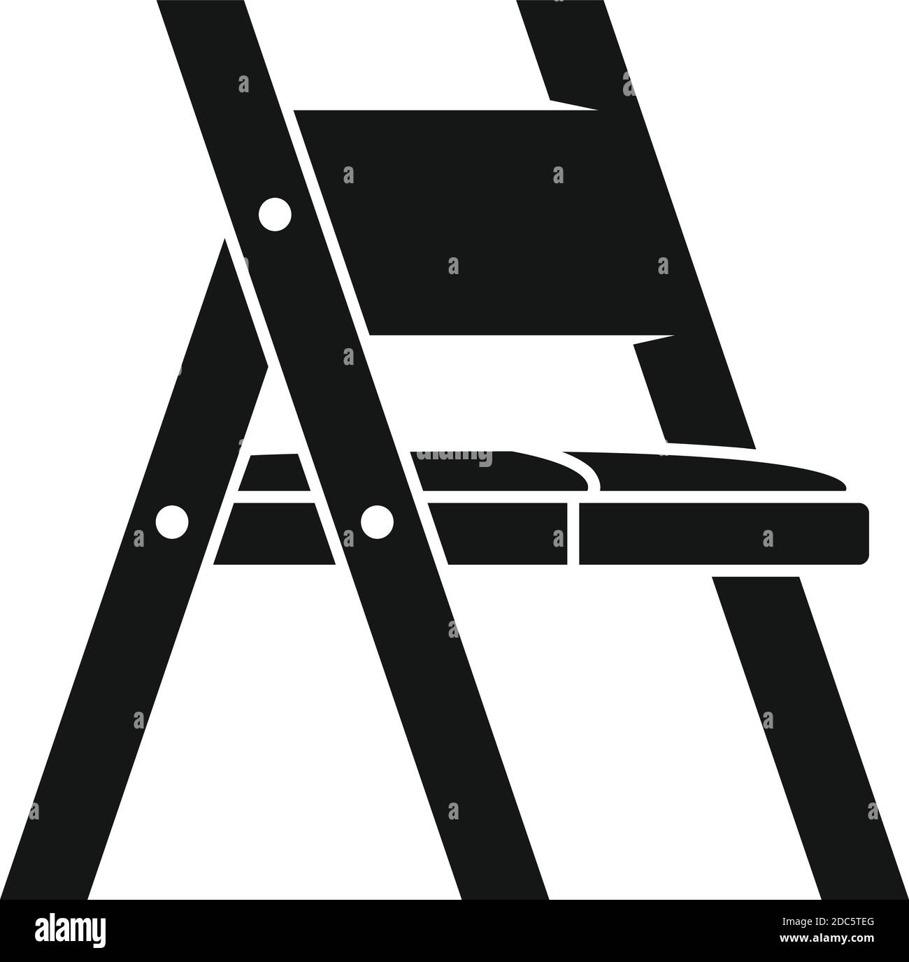 Folding chair icon, simple style Stock Vector Image & Art Alamy