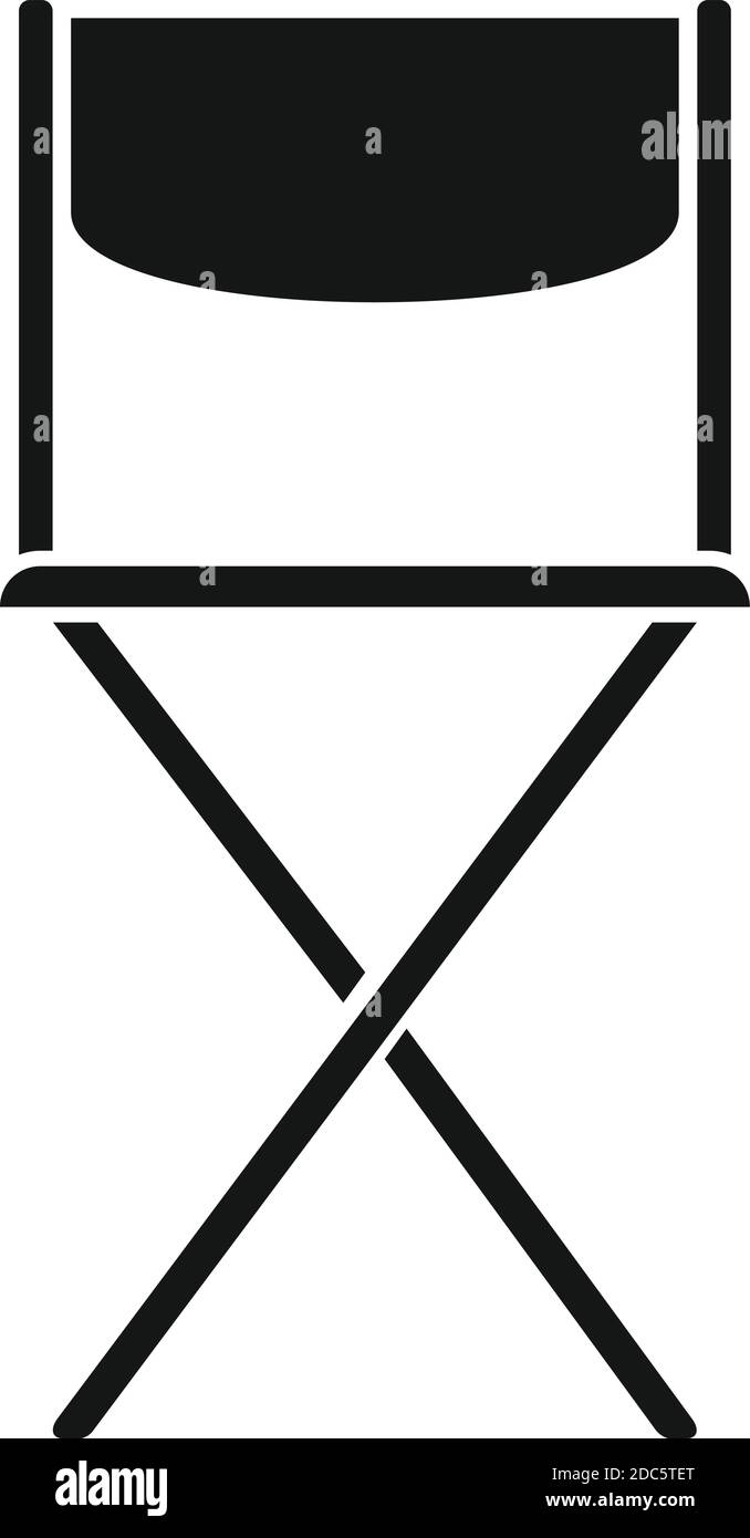 Folding fishing chair icon, simple style Stock Vector Image & Art - Alamy